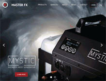 Tablet Screenshot of masterfx.com